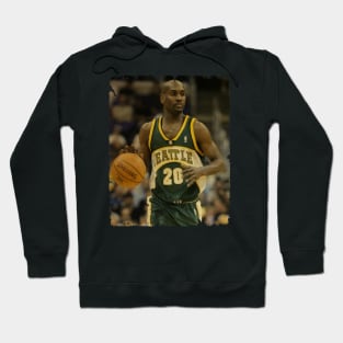 Gary Payton - Vintage Design Of Basketball Hoodie